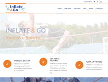 Tablet Screenshot of inflateandgo.com